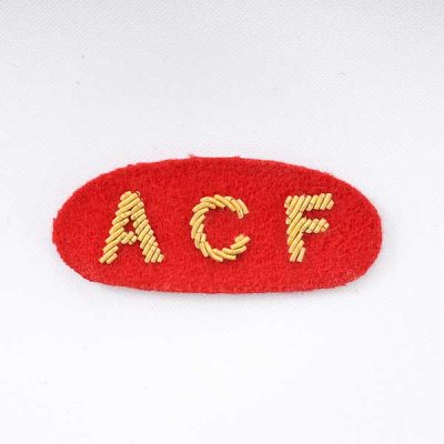 Army Cadet Force Badge (ACF) Embroidered for Mess Dress
