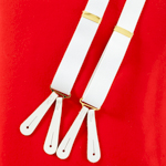 Braces Elastic White